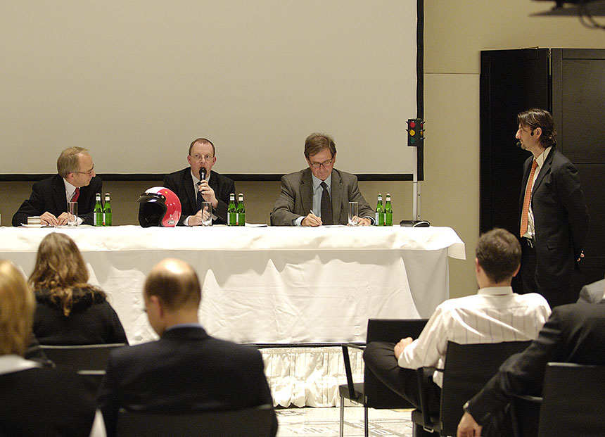 Bissantz Executive Forum Berlin 2007 - Podiumsdiskussion mit Dr. Rolf Hichert, Jens Ritterhoff und Prof. Dr. Sven Piechota moderiert von Dr. Nicolas Bissantz