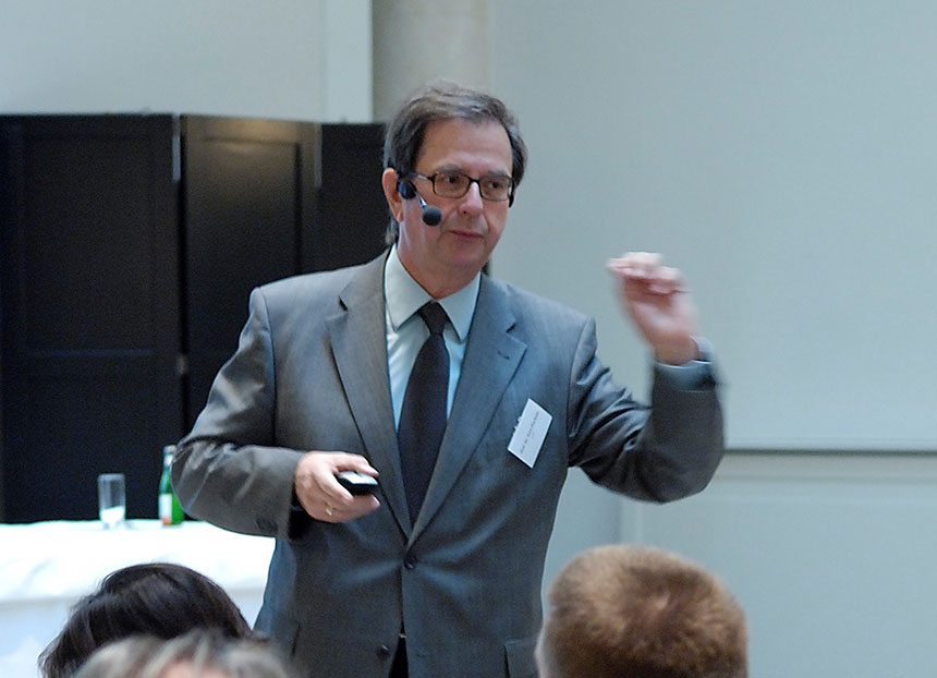 Bissantz Executive Forum Berlin 2007 - Referent: Prof. Dr. Sven Piechota während seines Vortrags