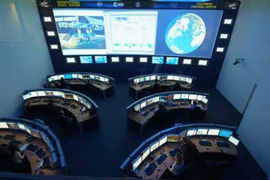 Columbus mission control center
