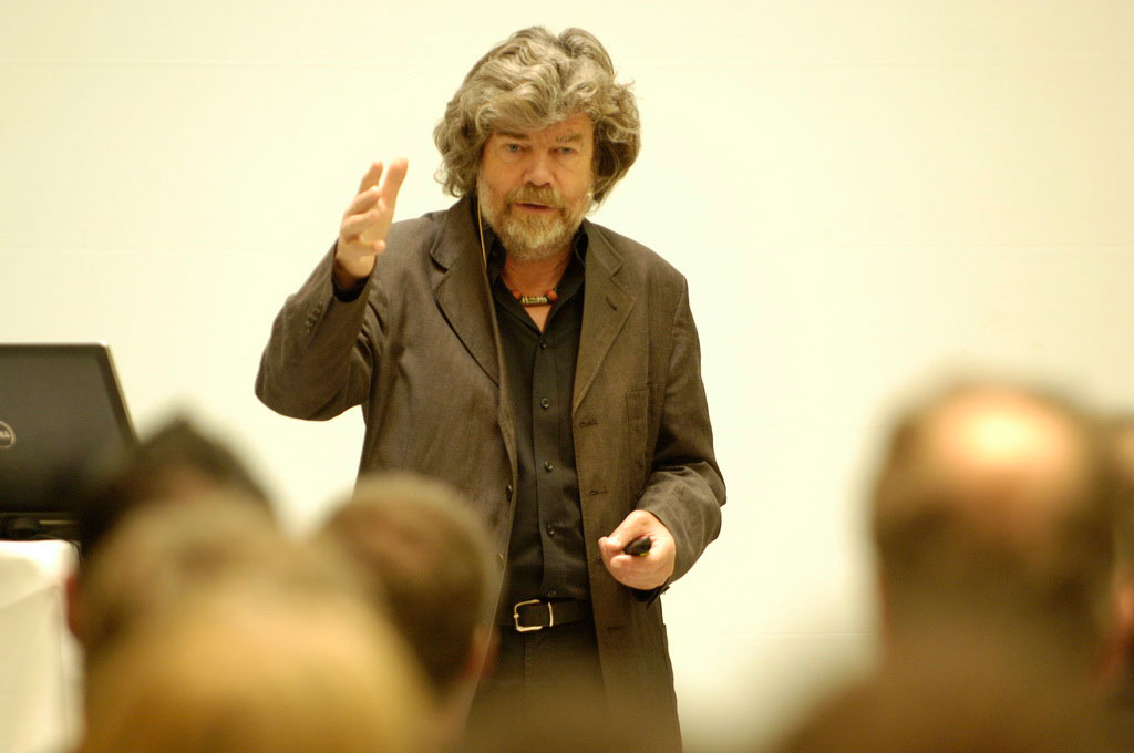 Bissantz Executive Forum Berlin 2011 - Referent: Reinhold Messner während seines Vortrags