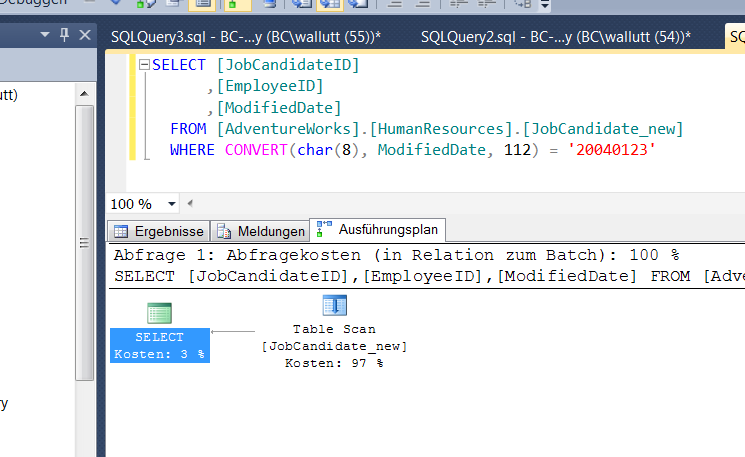 Optimierung von T-SQL Code – Data Warehousing – Bissantz & Company