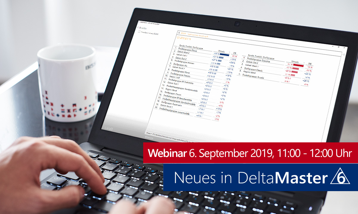 Webinar: Neues in DeltaMaster 6.2.7 am 06.09.2019