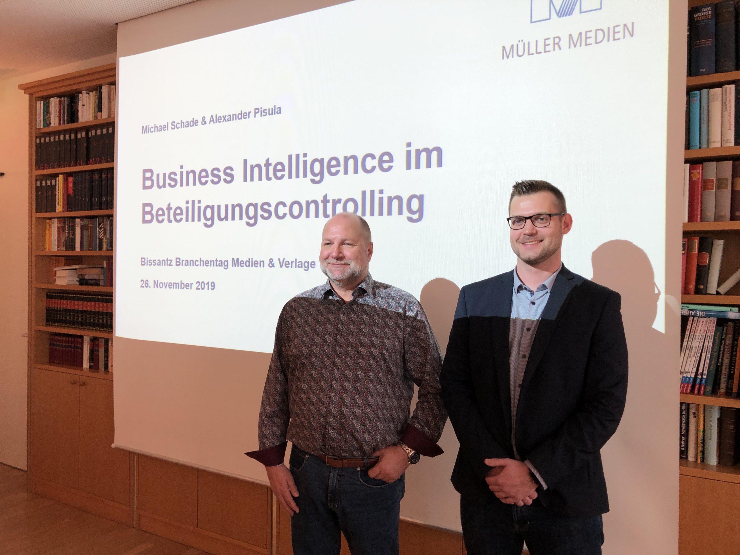 Müller Medien: Michael Schade und Alexander Pisula auf DeltaMaster-Matinee Nürnberg 2019