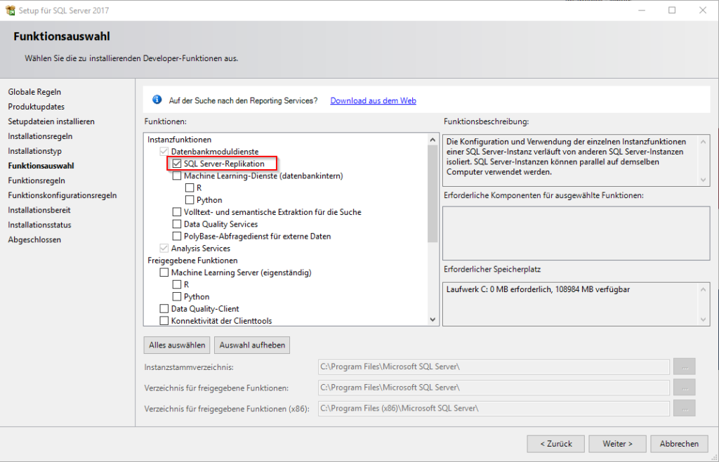 SQL Server Replikation – Produkt – Bissantz & Company