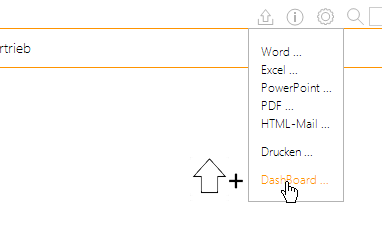 Shift+DashBoard öffnet einen weiteren Dialog