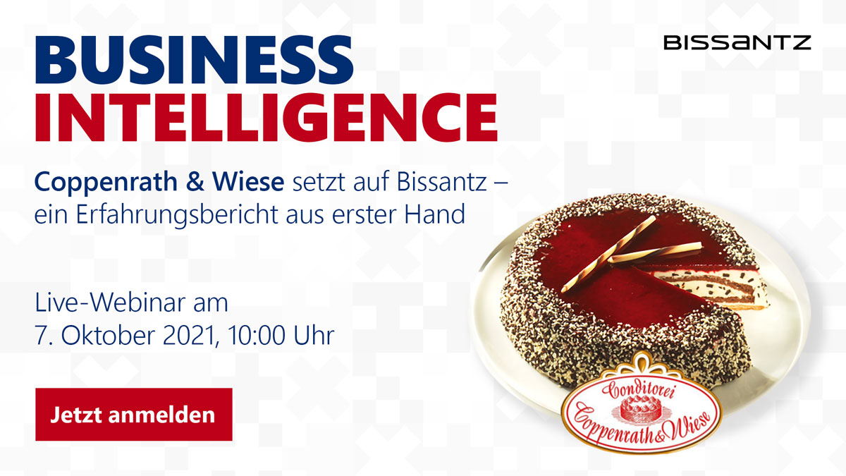 Business Intelligence mit Bissantz - Live-Webinar mit Coppenrath & Wiese am 7. Okaotber 2021