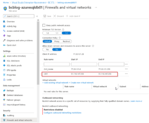 Firewall-Regeln für Azure-SQL-Datenbank-Server