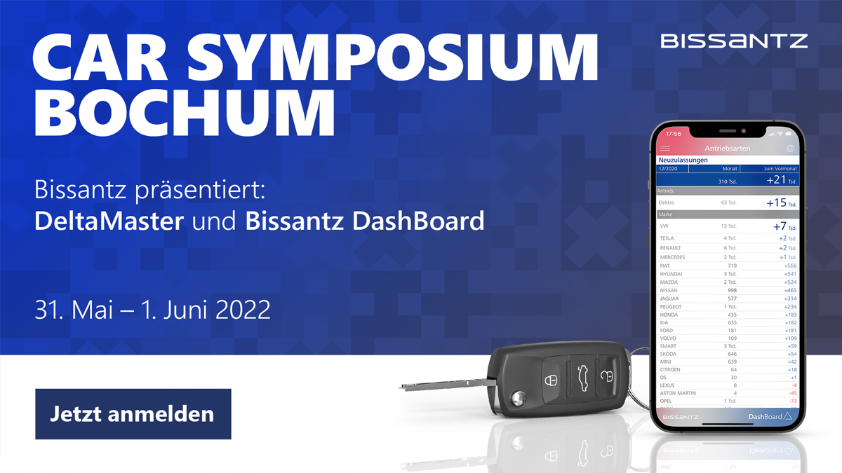 Car Symposium Bochum am 31. Mai und 1. Juni 2022 mit Bissantz & Company