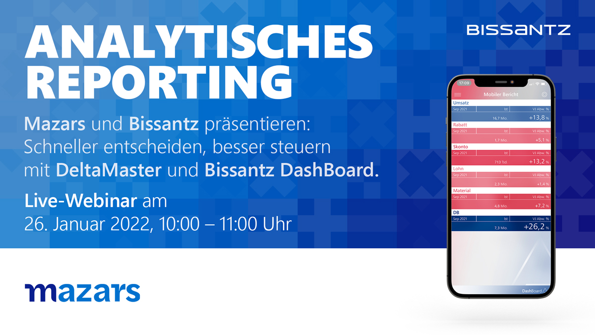 Live-Webinar mit Mazars am 26.1.2022