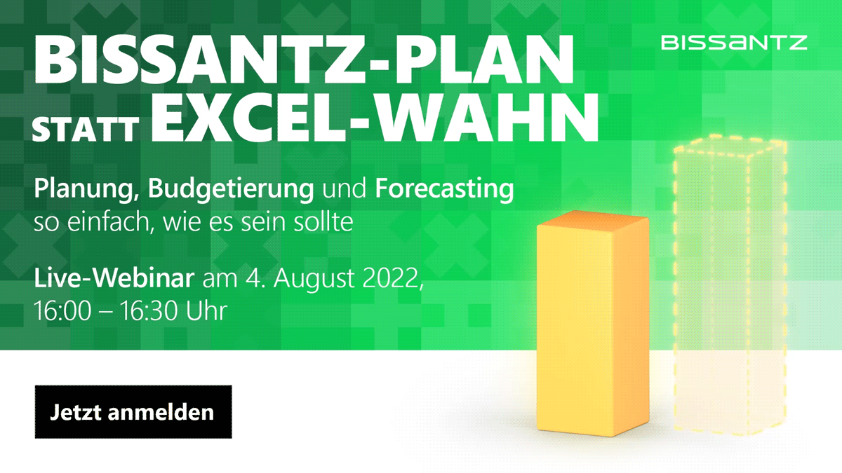 Bissantz-Plan statt Excel-Wahn: Planung, Budgetierung und Forecasting in einer einfachen Planungssoftware