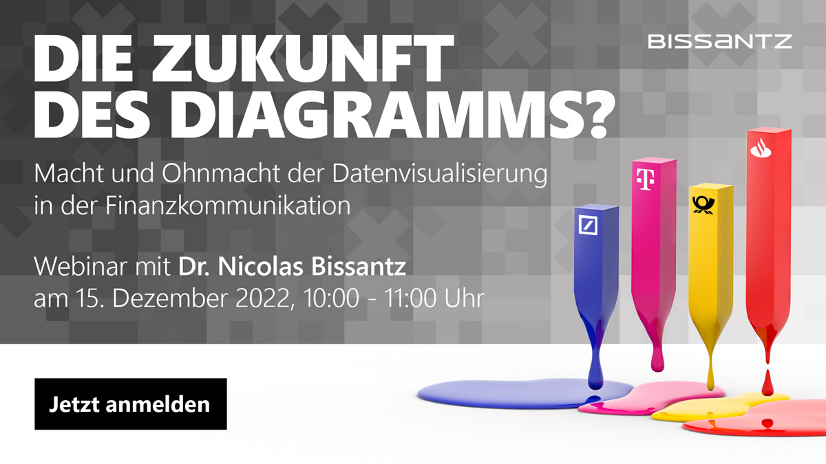 Die Zukunft des Diagramms: Webinar mit Dr. Nicolas Bissantz am 15. Dezember 2022, 10:00 – 11:00 Uhr