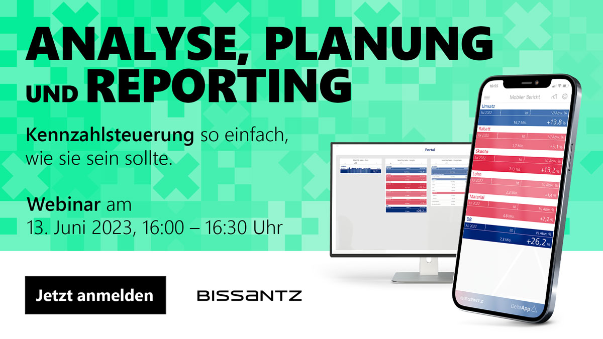 Webinar: Analyse, Planung und Reporting mit Bissantz