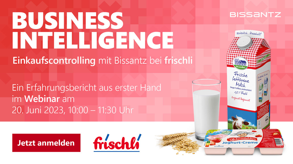 Webinar: Business Intelligence mit Bissantz bei frischli