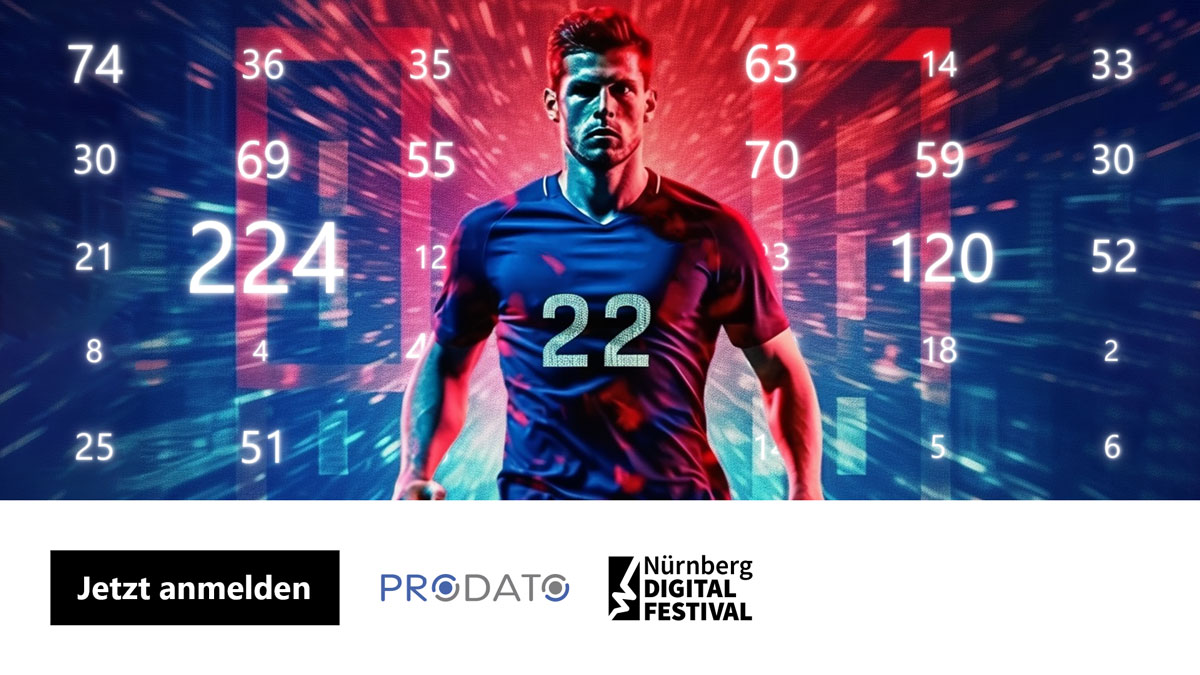 Regionale Sportdaten in der Analyse - Veranstaltung mit PRODATO im Rahmen des Nürnberg Digital Festivals 2023