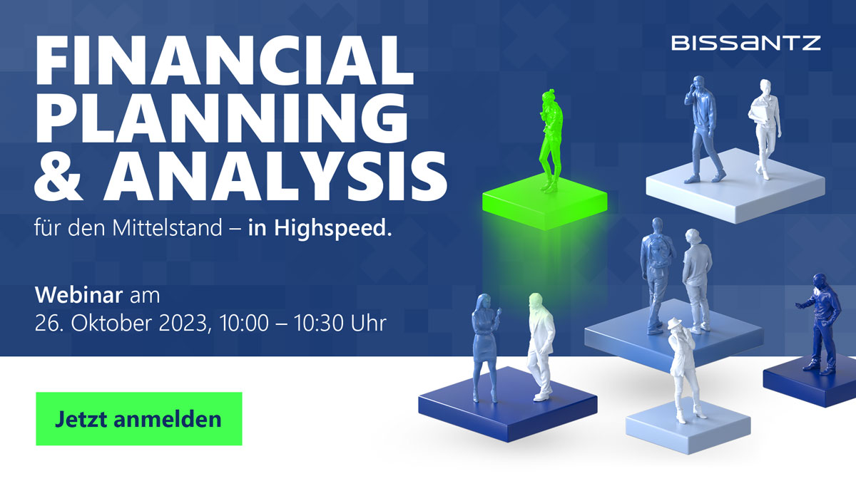Intelligentes Finanzreporting für den Mittelstand – Webinar am 26. Oktober 2023