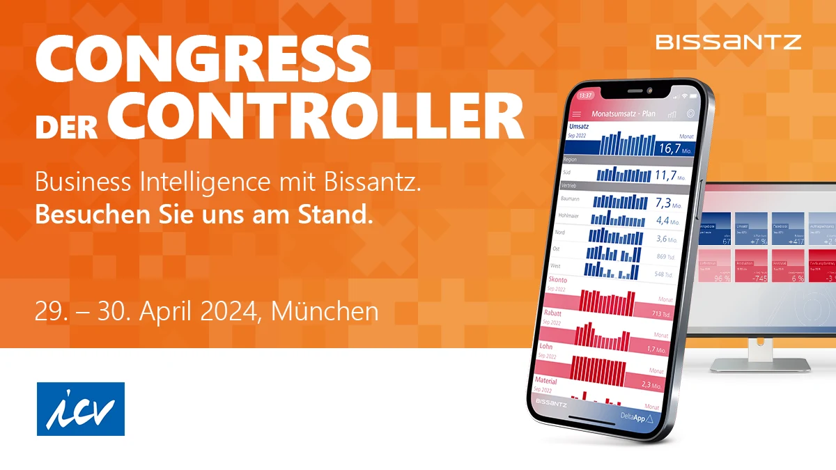 Congress der Controller am 29. und 30 April in München – Business Intelligence mit Bissantz