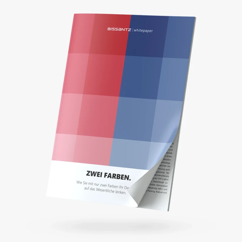 3D-Visual von Bissantz Whitepaper: Zwei Farben reichen