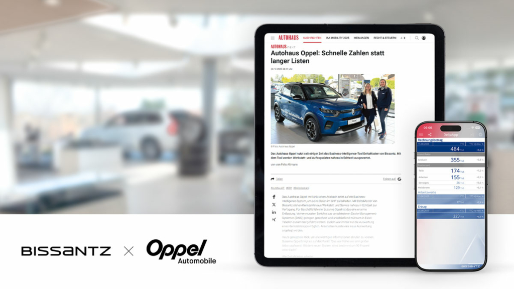 Blog News: „Schnelle Zahlen statt langer Listen“ – Artikel im Branchenmagazin Autohaus