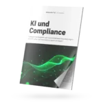 3D-Visual des Whitepapers "KI und Compliance"