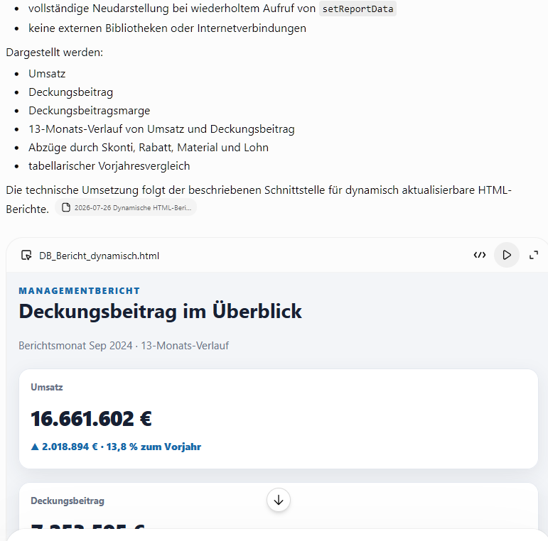 ChatGPT hat eine HTML-Seite erstellt