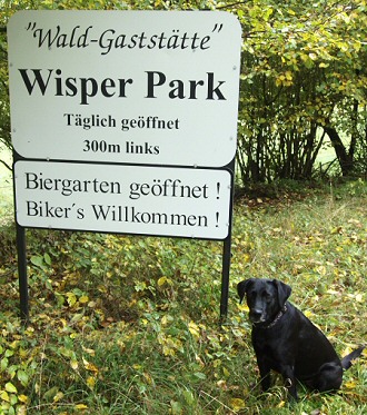 Wald-Gaststätte Wisper Park, Biker's Willkommen!