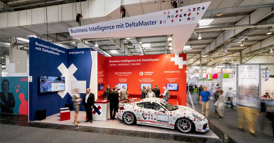 CEBIT 2018: Stand von Bissantz